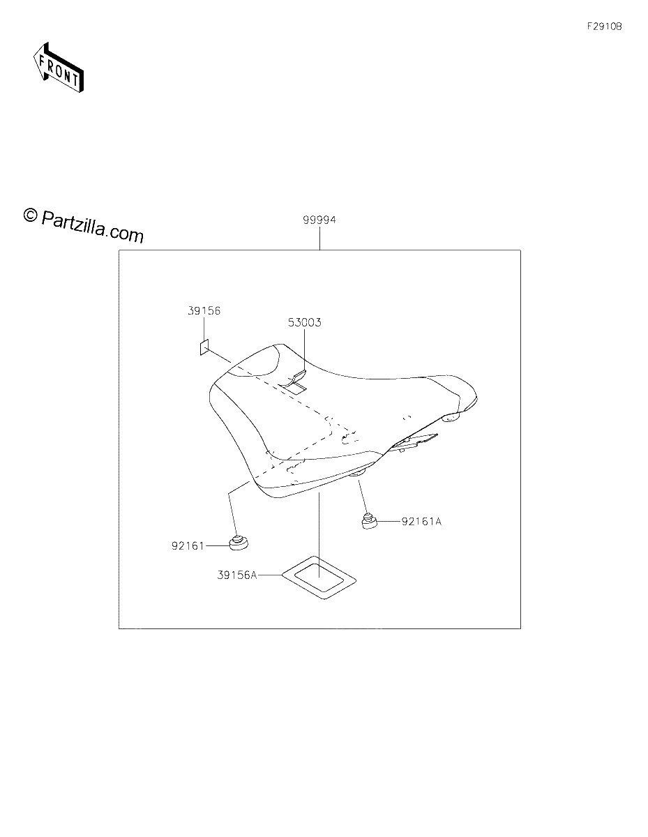 Diagrama de ACCESSORY LOW SEAT