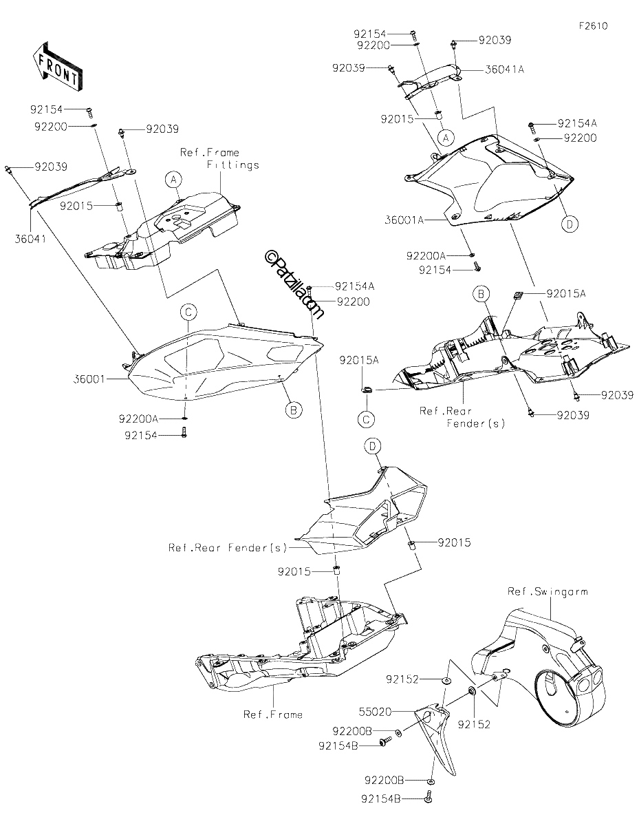 Diagrama de SIDE COVERS CHAIN COVER