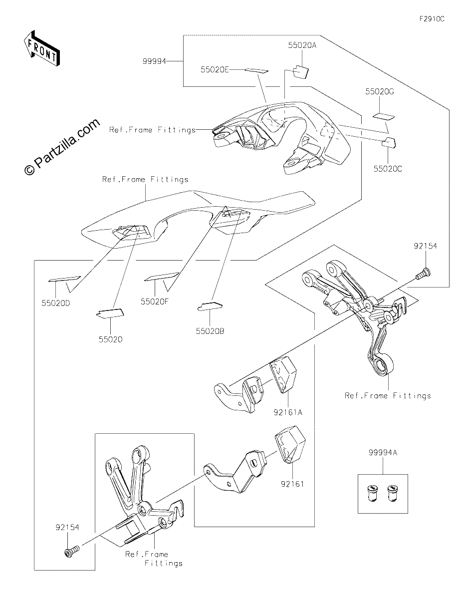 Diagrama de ACCESSORY BAG FITTING KIT