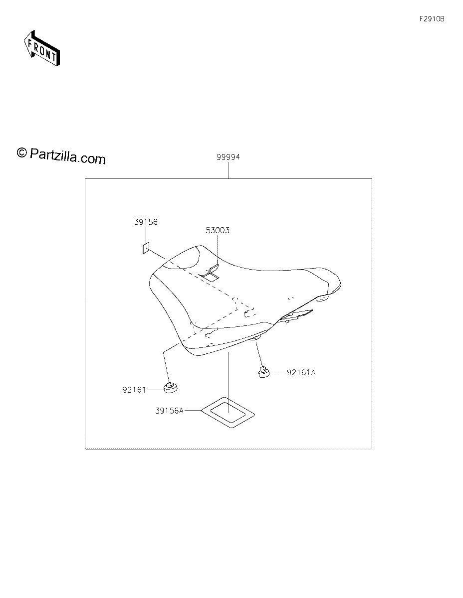 Diagrama de ACCESSORY LOW SEAT