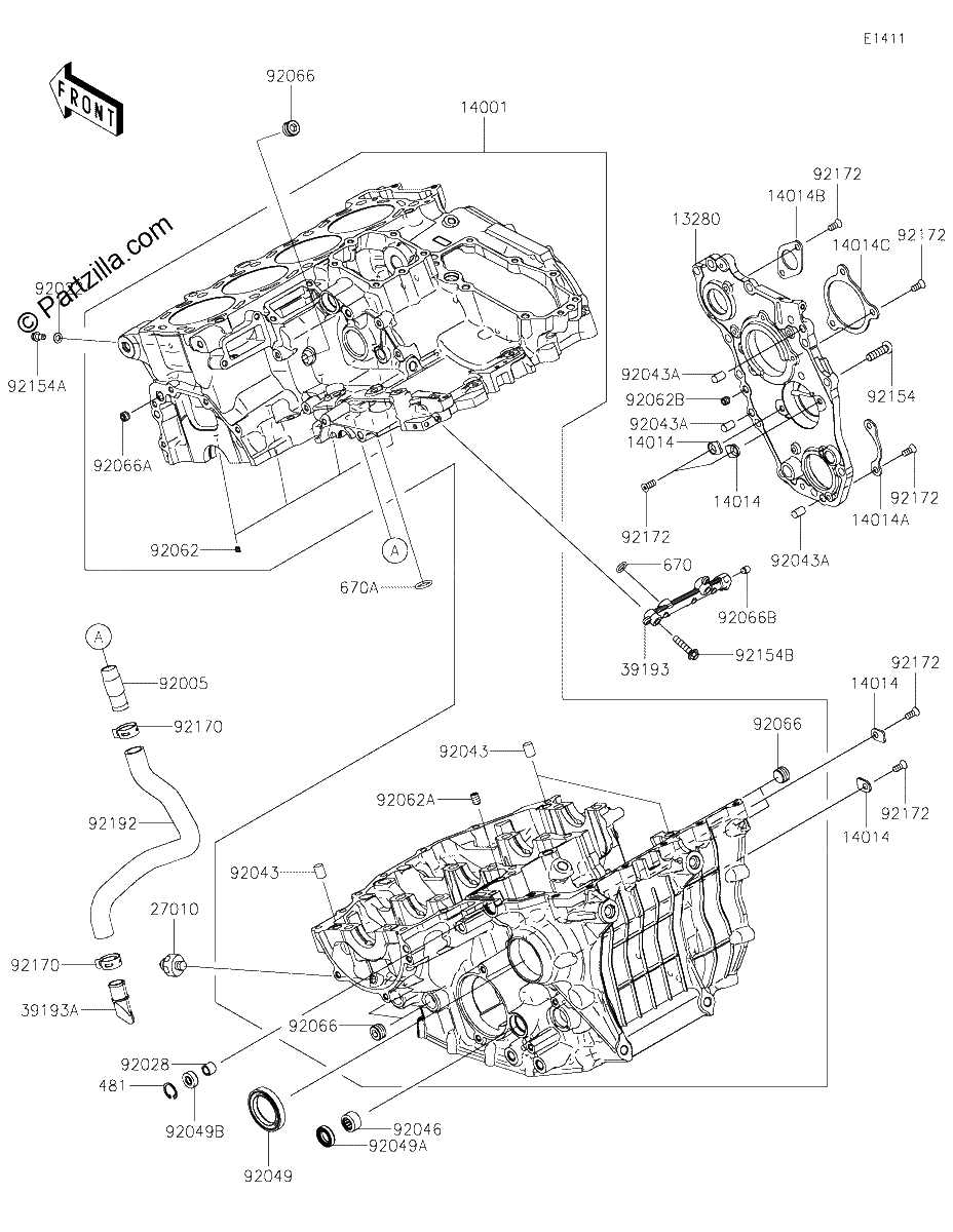 Diagrama de CRANKCASE