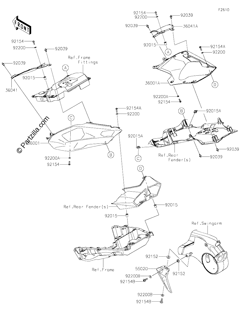 Diagrama de SIDE COVERS CHAIN COVER