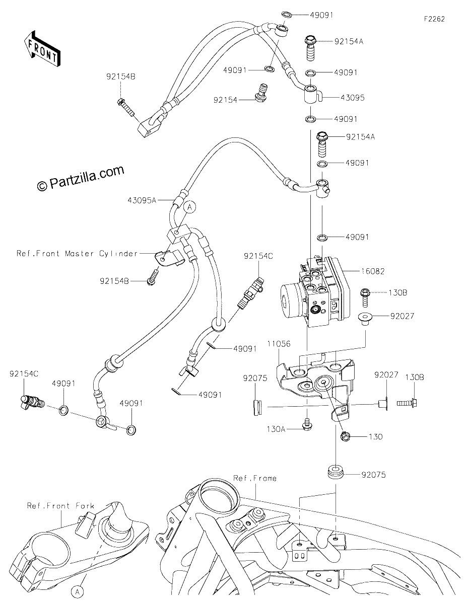 Diagrama de BRAKE PIPING