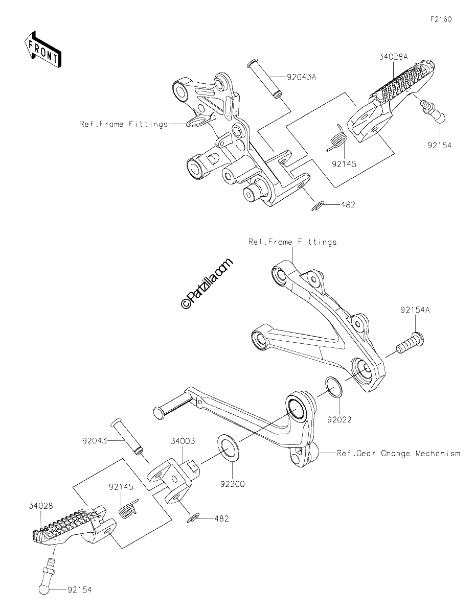 Diagrama de FOOTRESTS