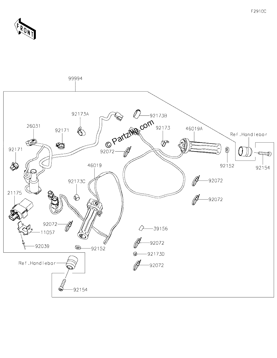 Diagrama de ACCESSORY GRIP HEATER