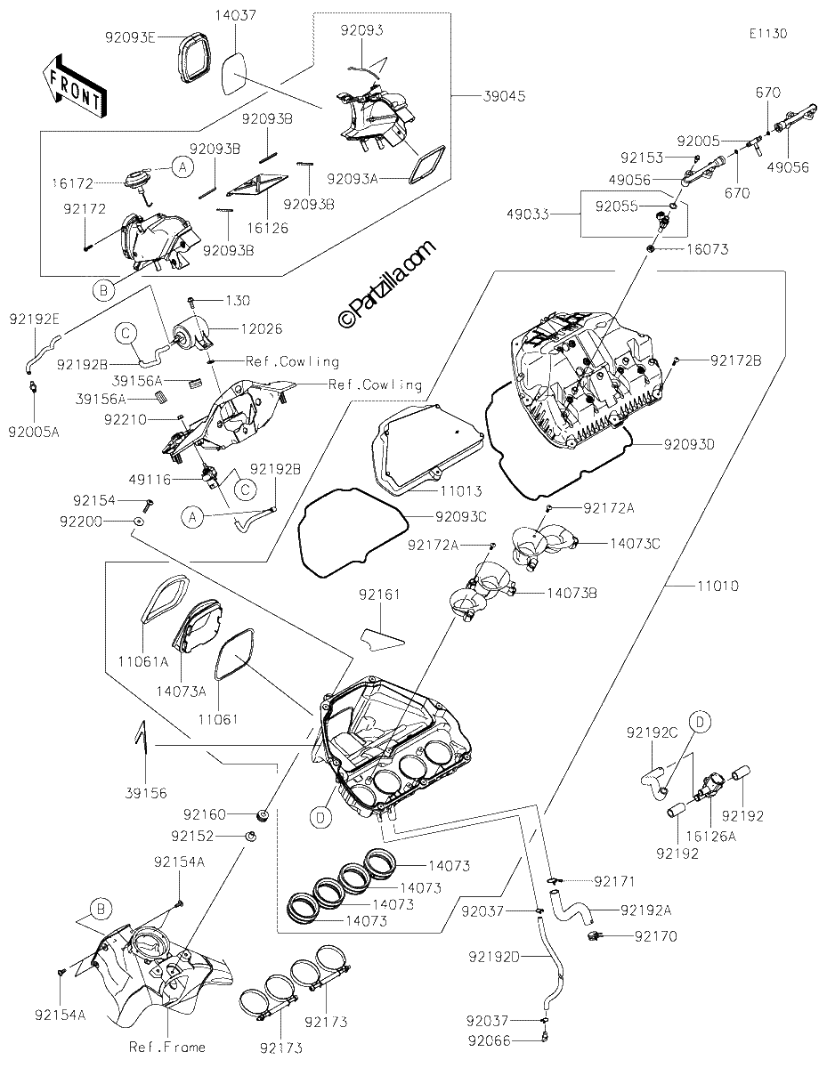 Diagrama de AIR CLEANER