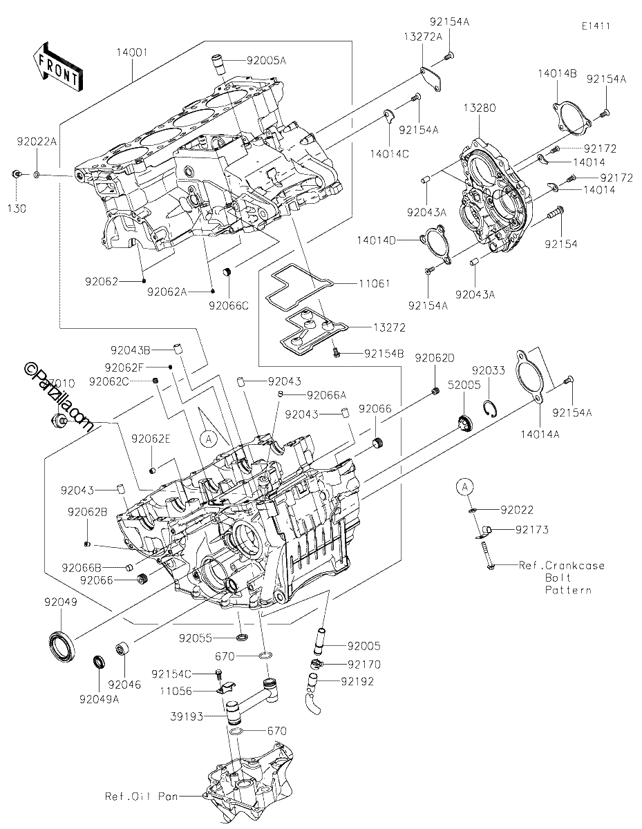Diagrama de CRANKCASE
