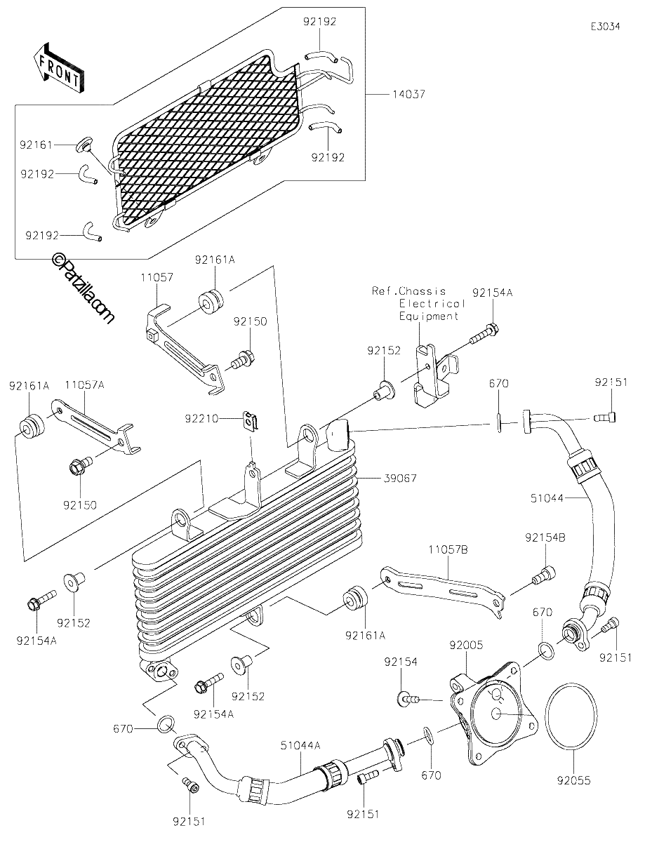 Diagrama de OIL COOLER