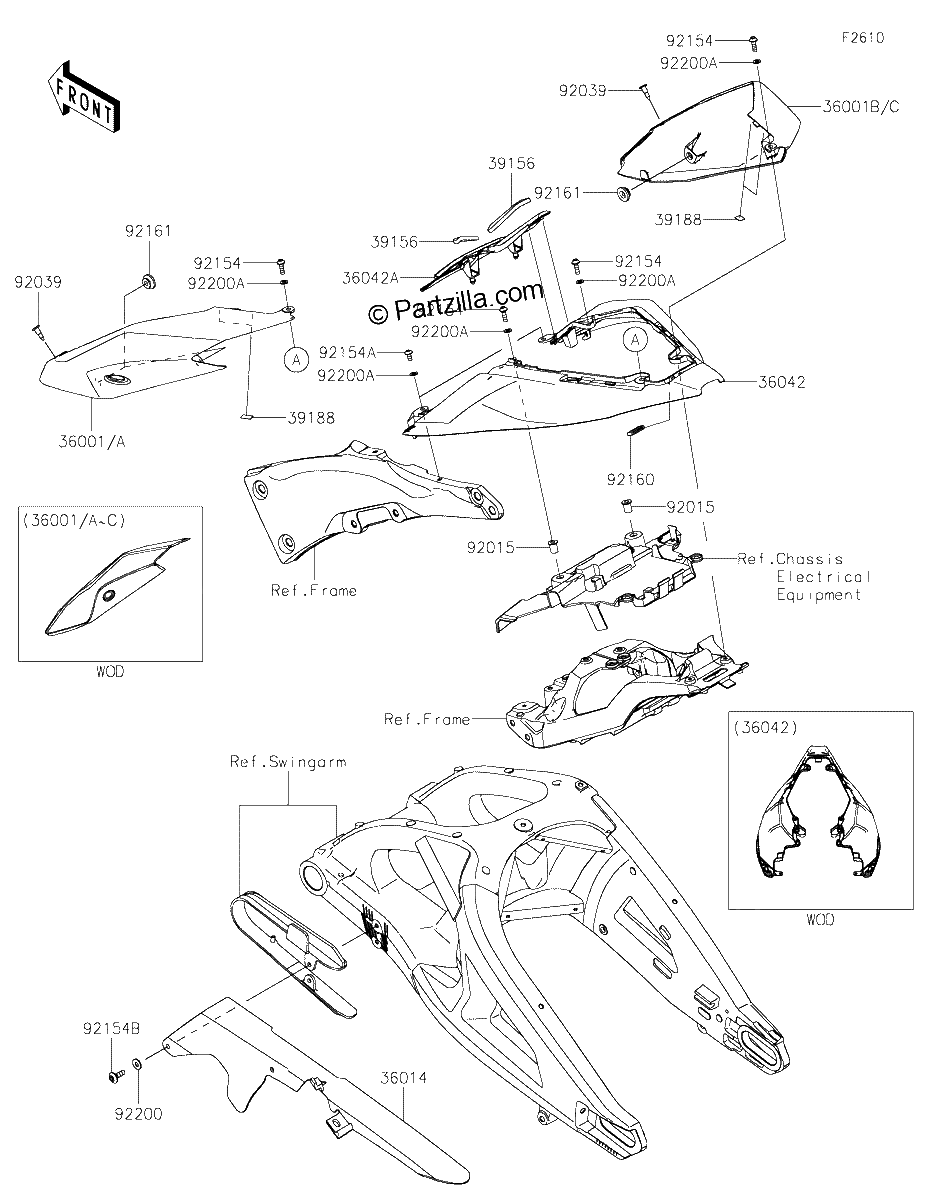 Diagrama de SIDE COVERS CHAIN COVER