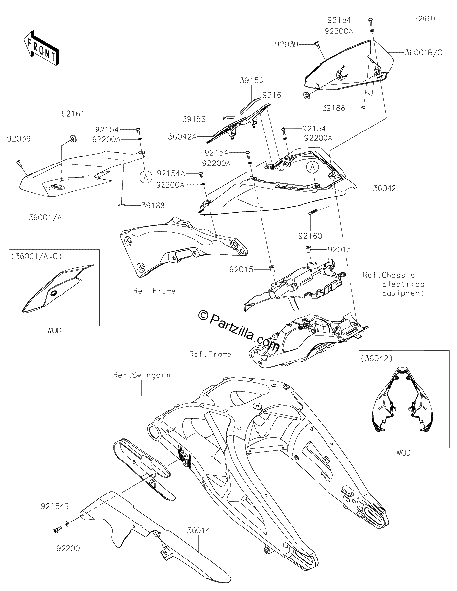 Diagrama de SIDE COVERS CHAIN COVER