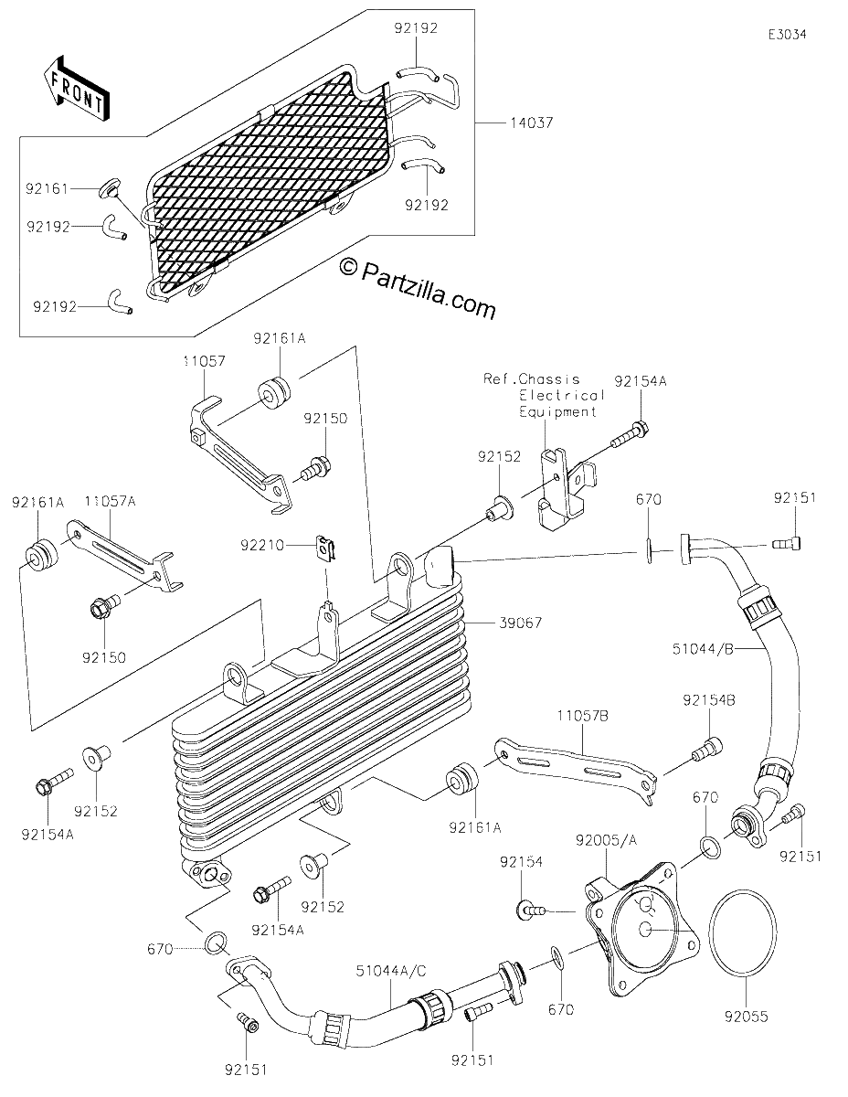Diagrama de OIL COOLER