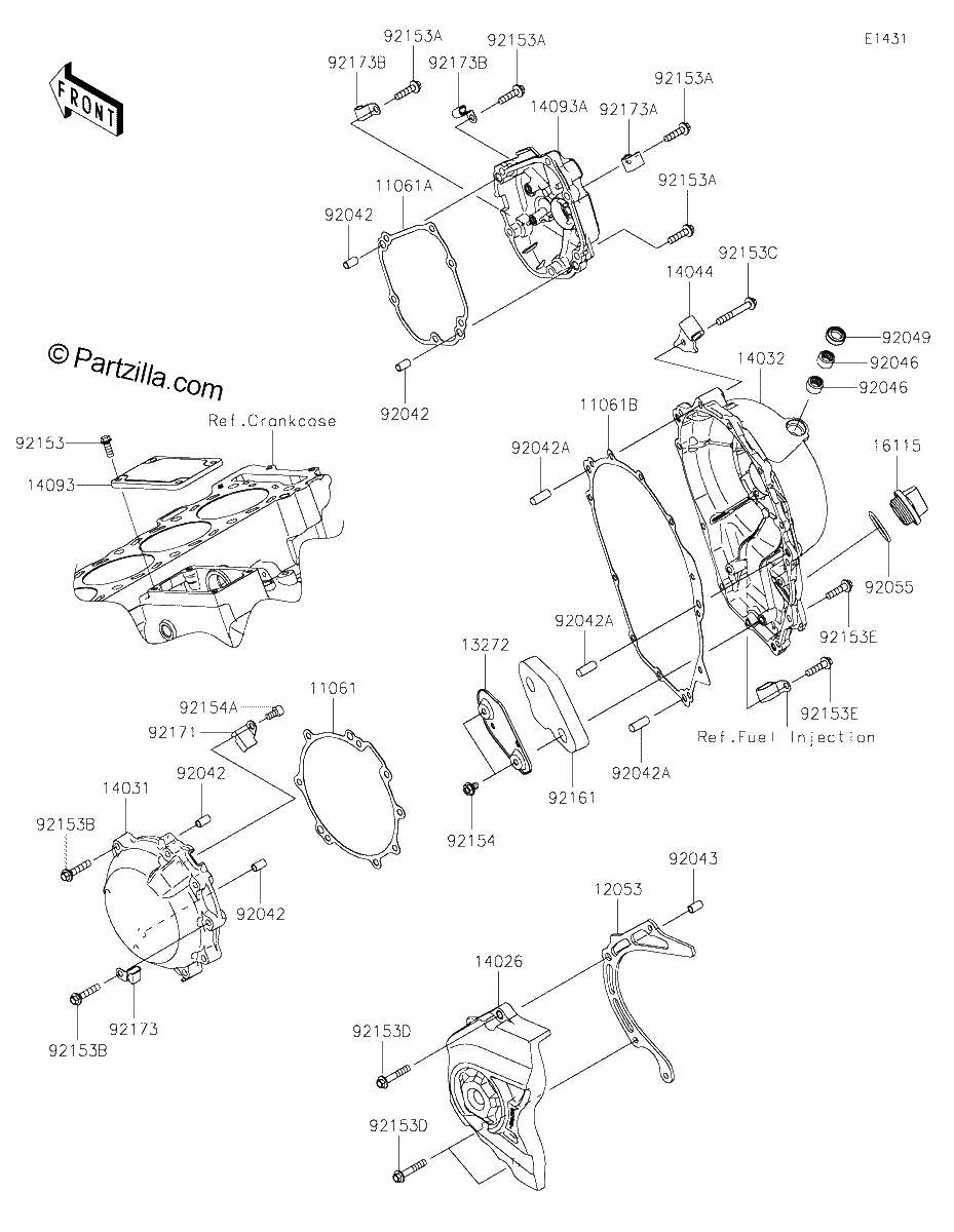 Diagrama de ENGINE COVER S