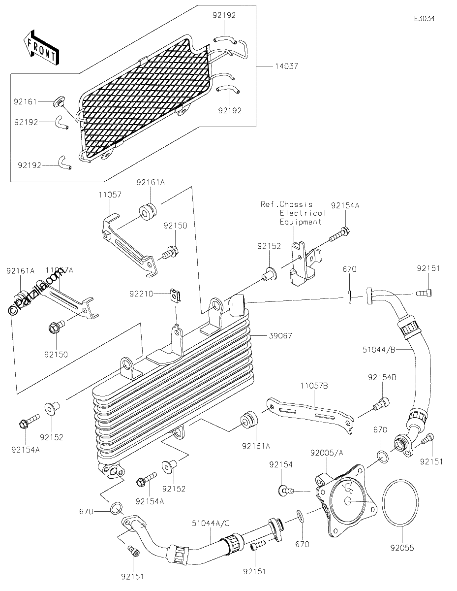 Diagrama de OIL COOLER