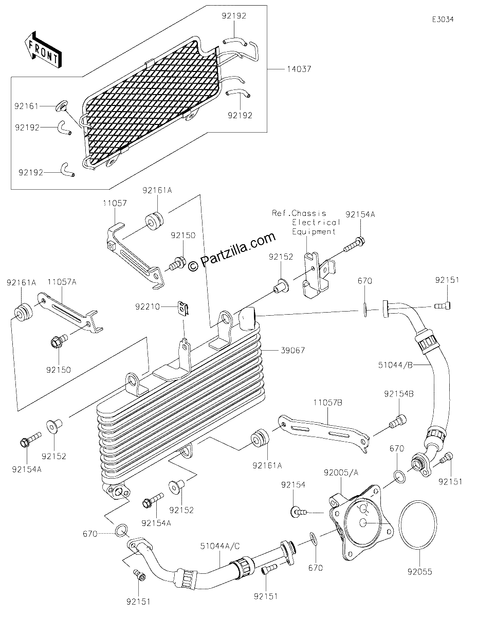 Diagrama de OIL COOLER