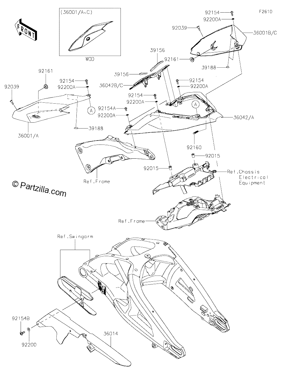 Diagrama de SIDE COVERS CHAIN COVER