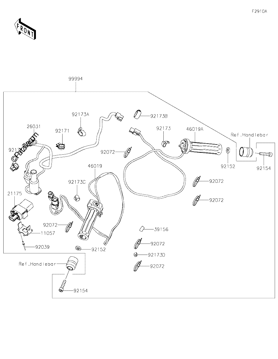 Diagrama de ACCESSORY GRIP HEATER
