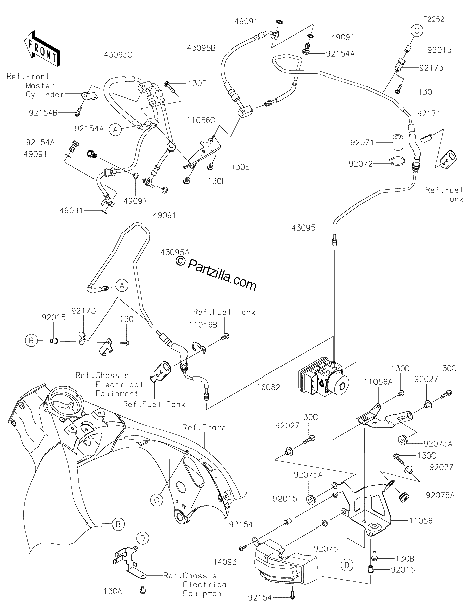 Diagrama de BRAKE PIPING
