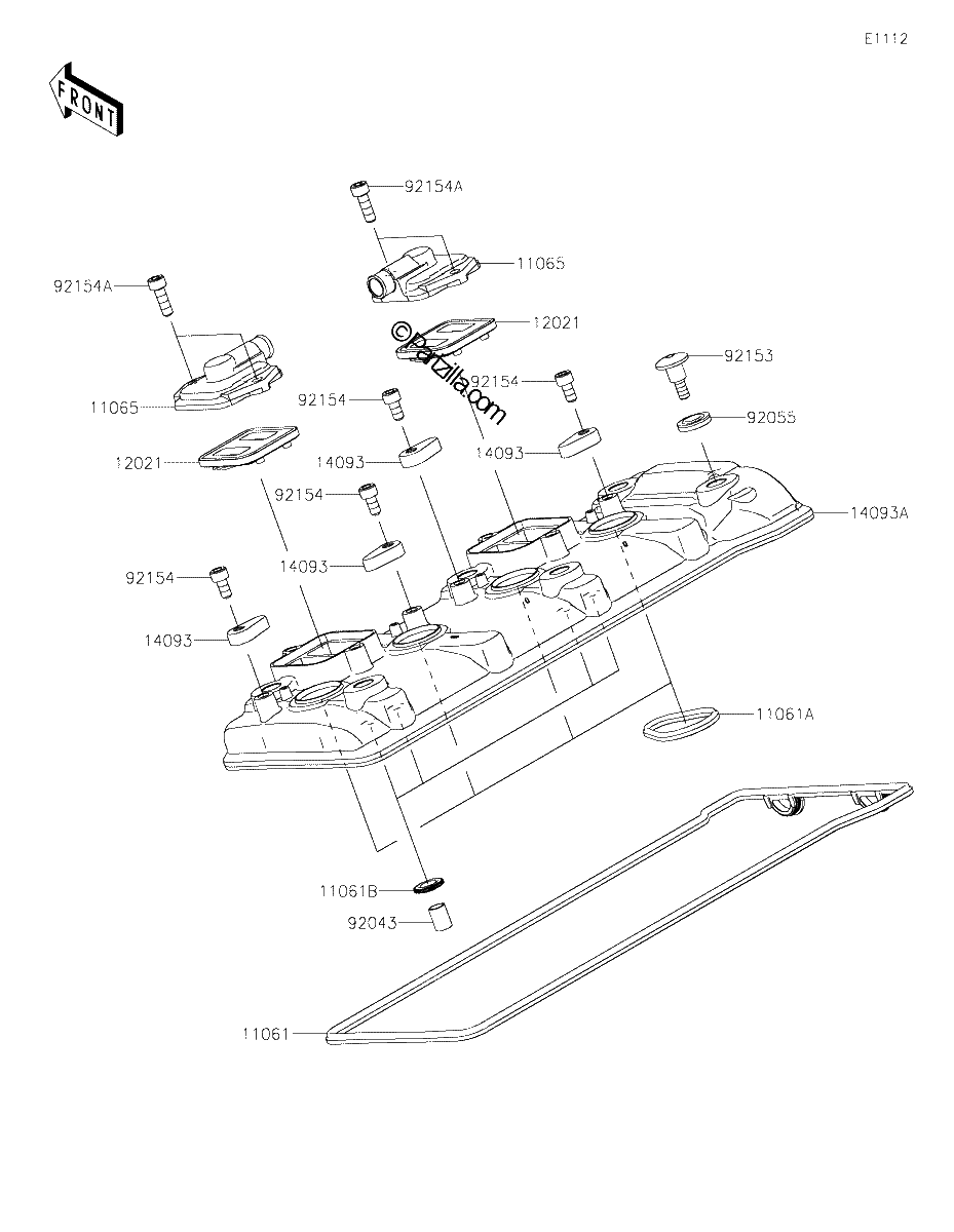 Diagrama de CYLINDER HEAD COVER