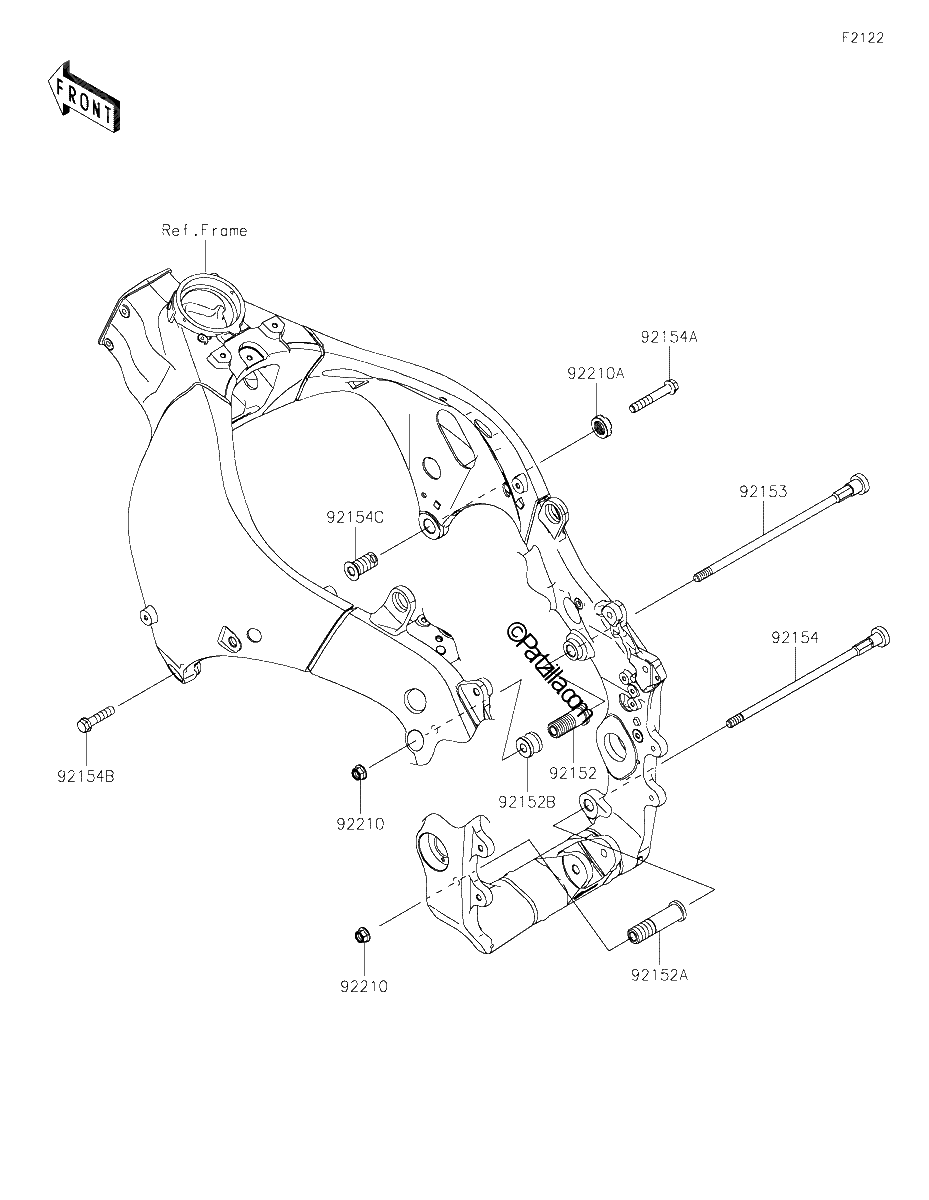 Diagrama de ENGINE MOUNT