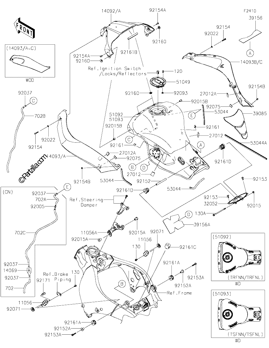 Diagrama de FUEL TANK