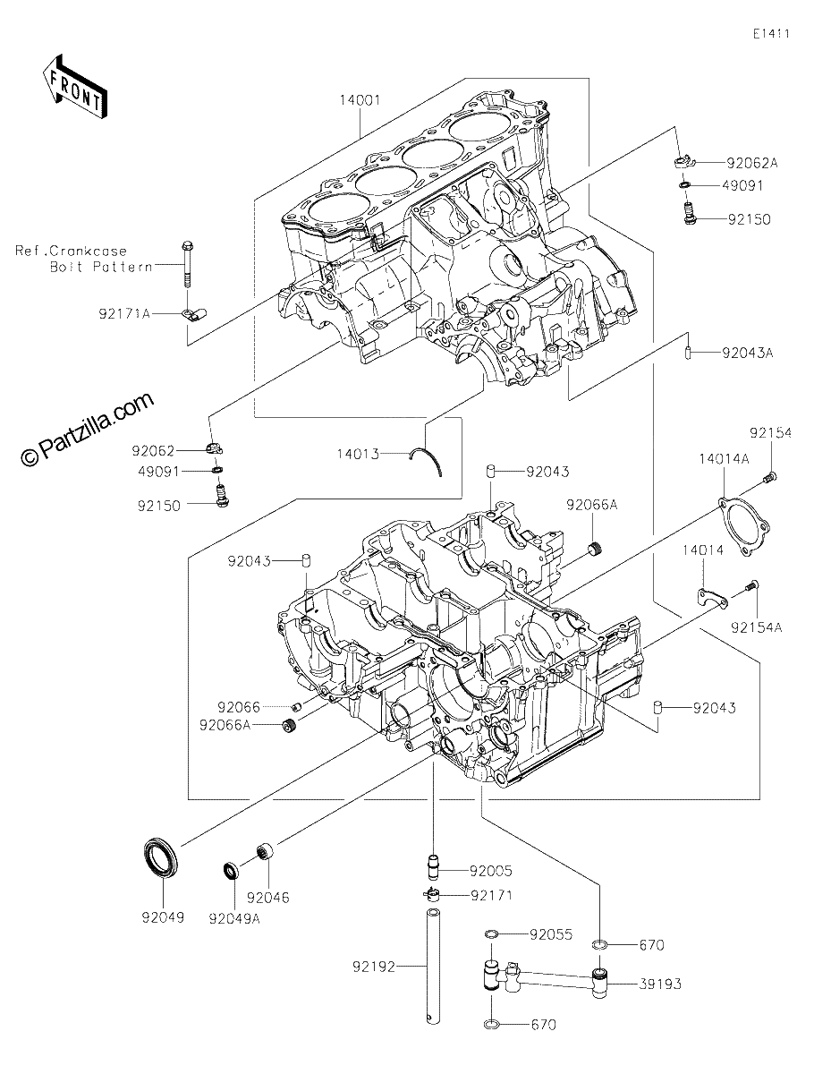 Diagrama de CRANKCASE