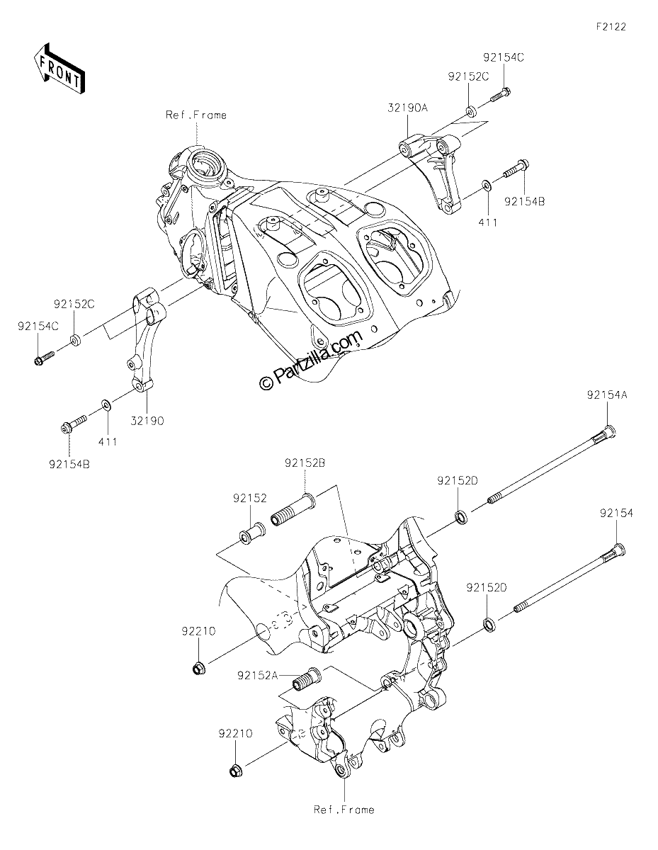Diagrama de ENGINE MOUNT