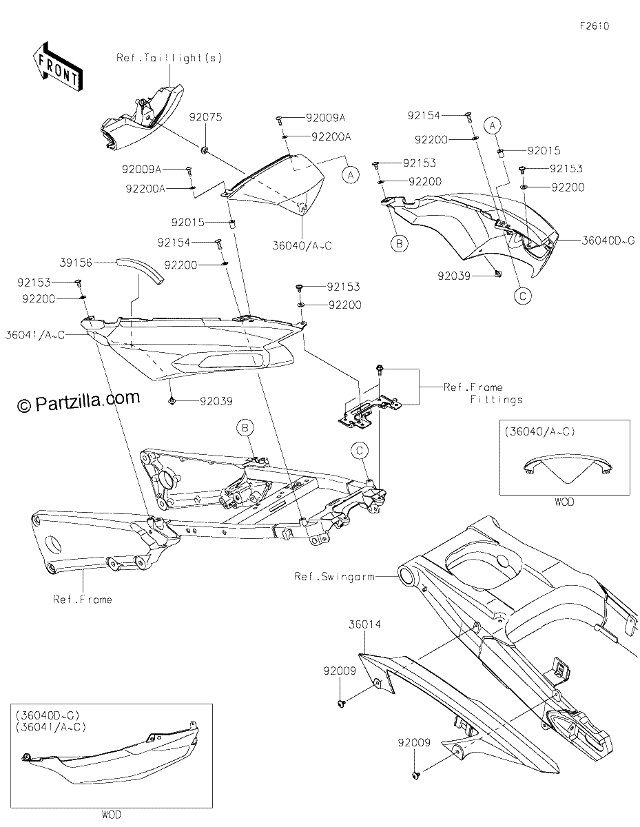 Diagrama de SIDE COVERS CHAIN COVER