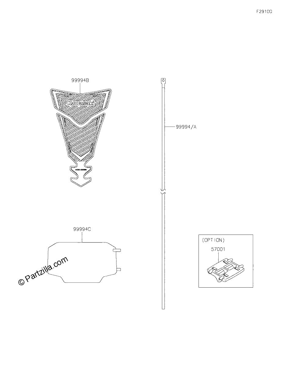 Diagrama de ACCESSORY DECALS