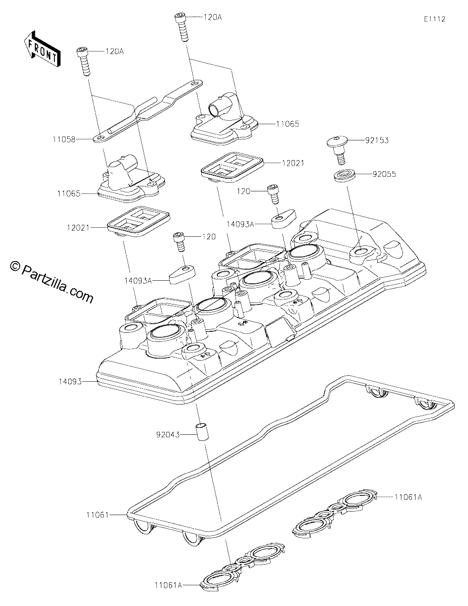 Diagrama de CYLINDER HEAD COVER