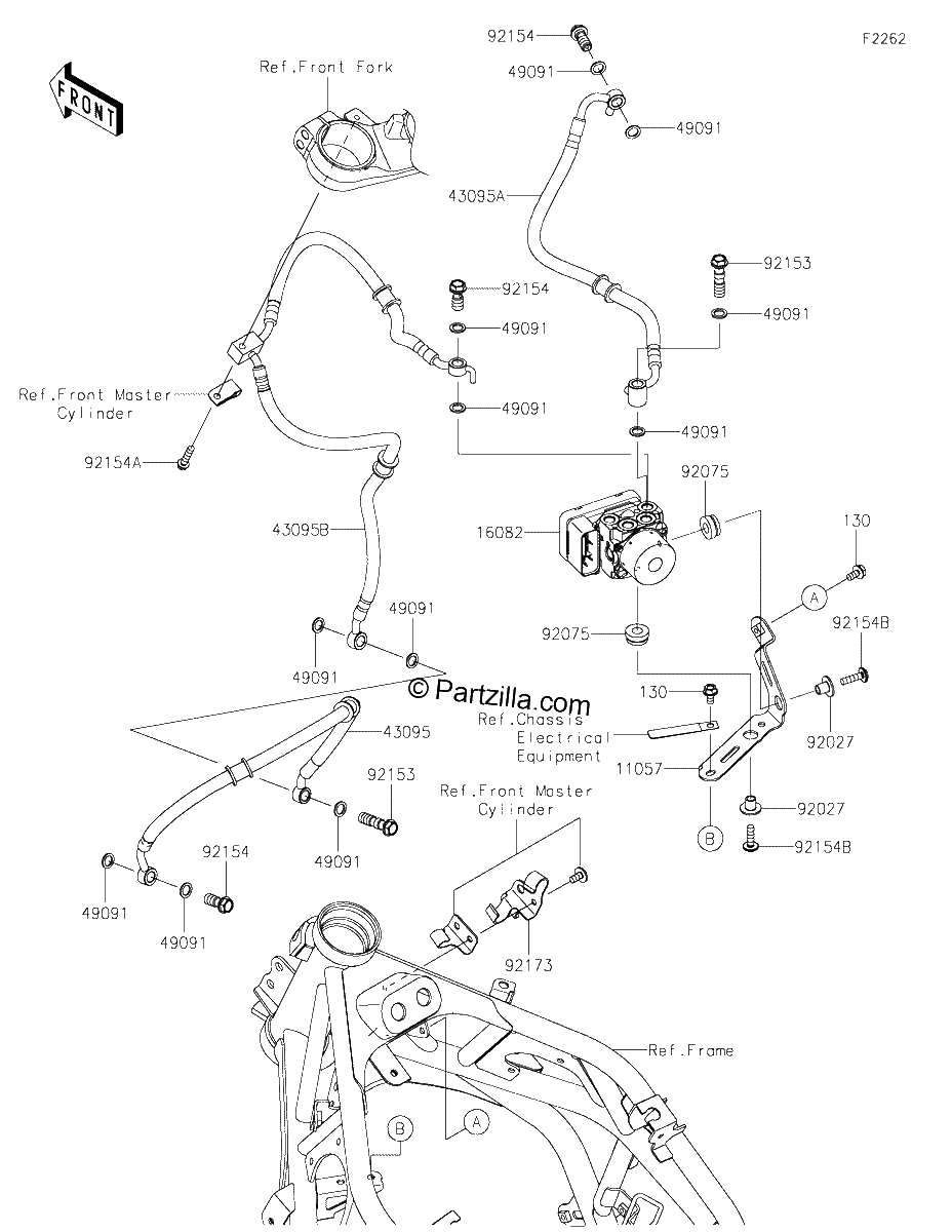 Diagrama de BRAKE PIPING
