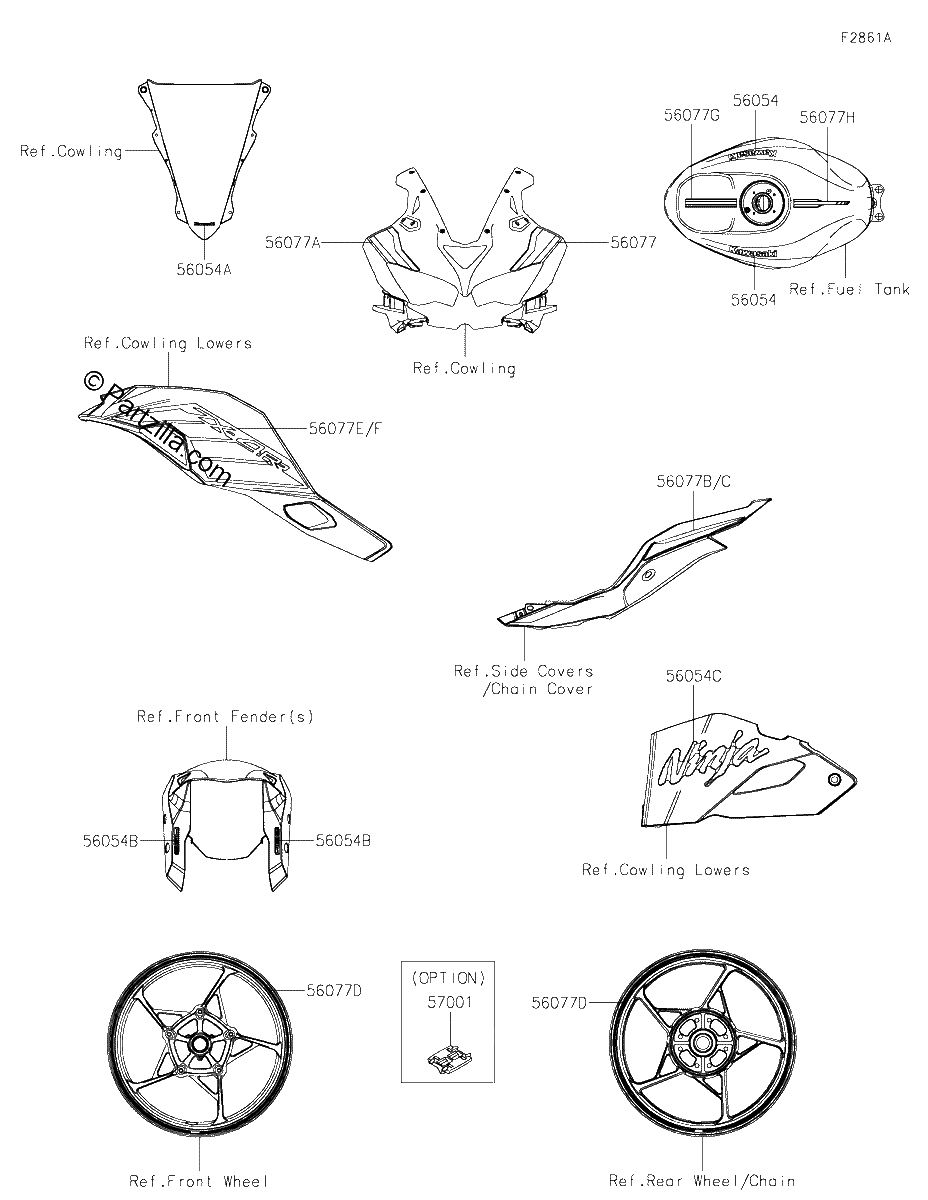 Diagrama de DECALS WHITE
