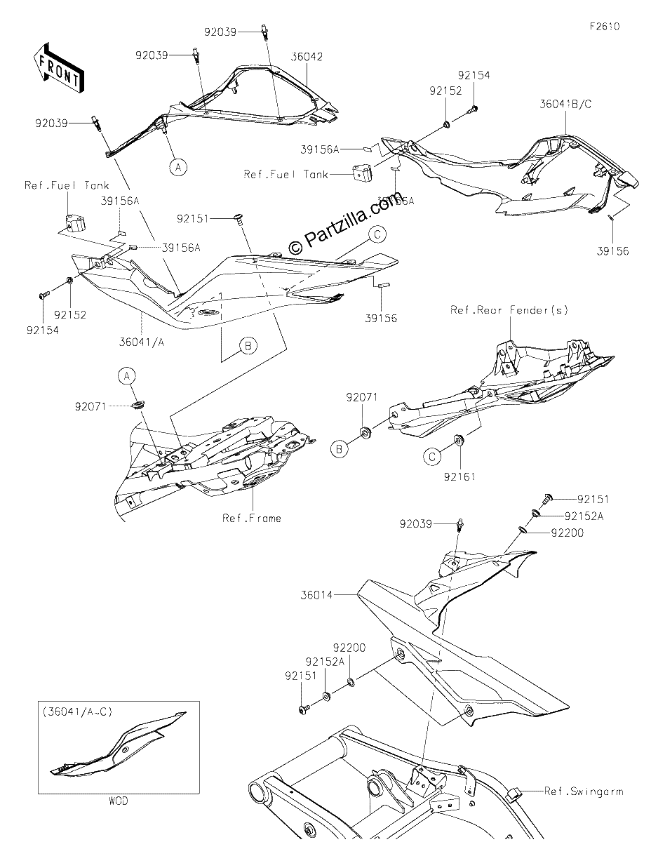 Diagrama de SIDE COVERS CHAIN COVER