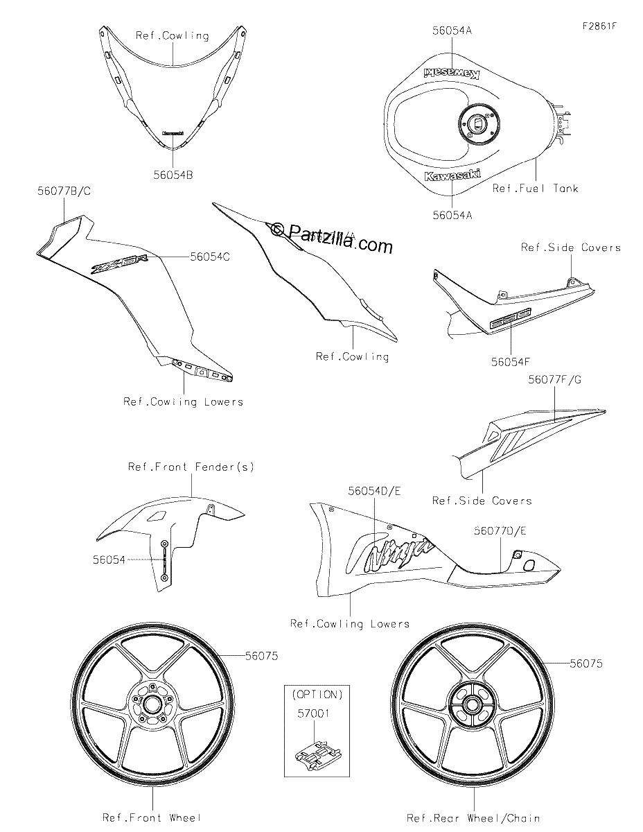 Diagrama de DECALS GRAY JSFAN JSFAL
