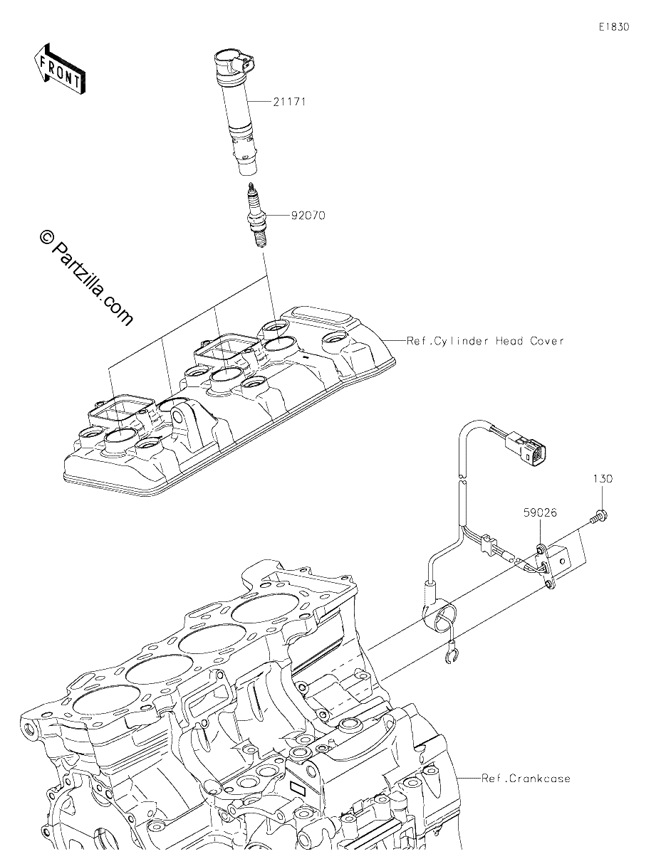 Diagrama de IGNITION SYSTEM