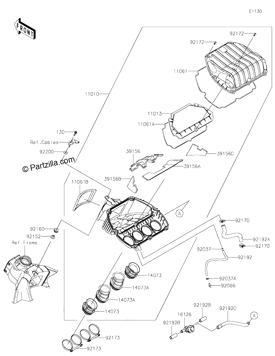 Diagrama de AIR CLEANER