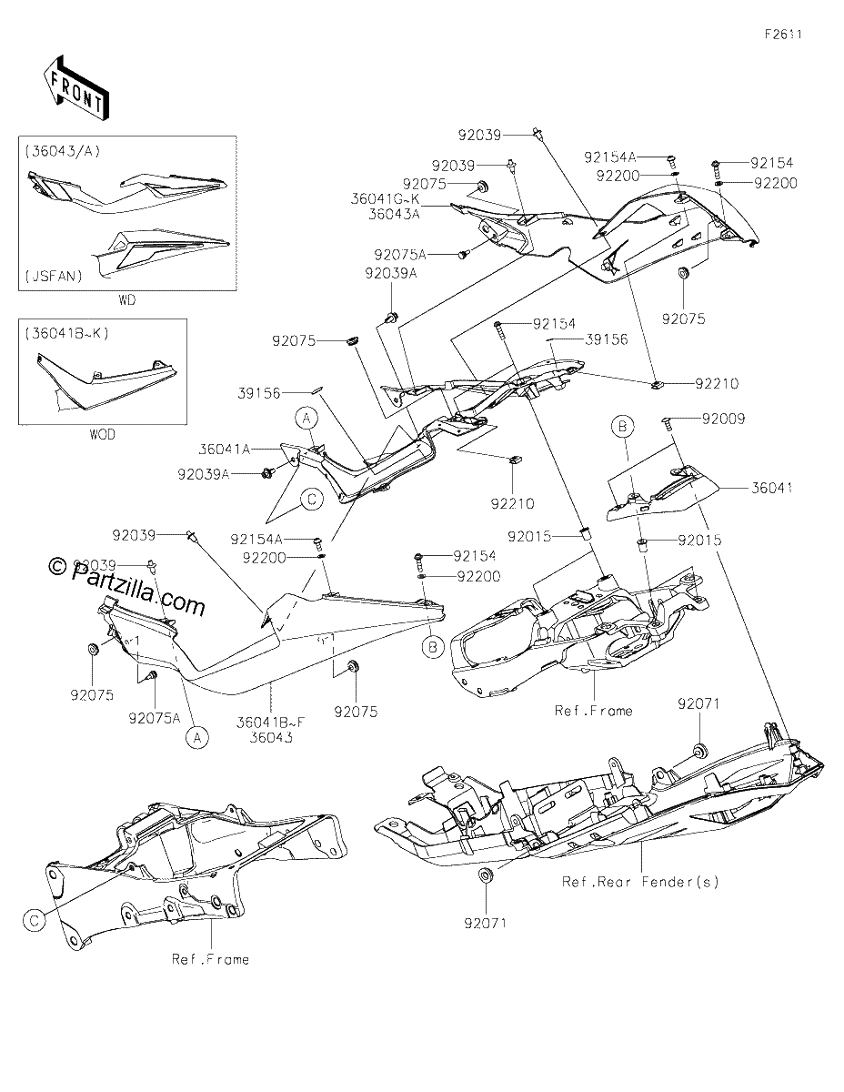 Diagrama de SIDE COVERS