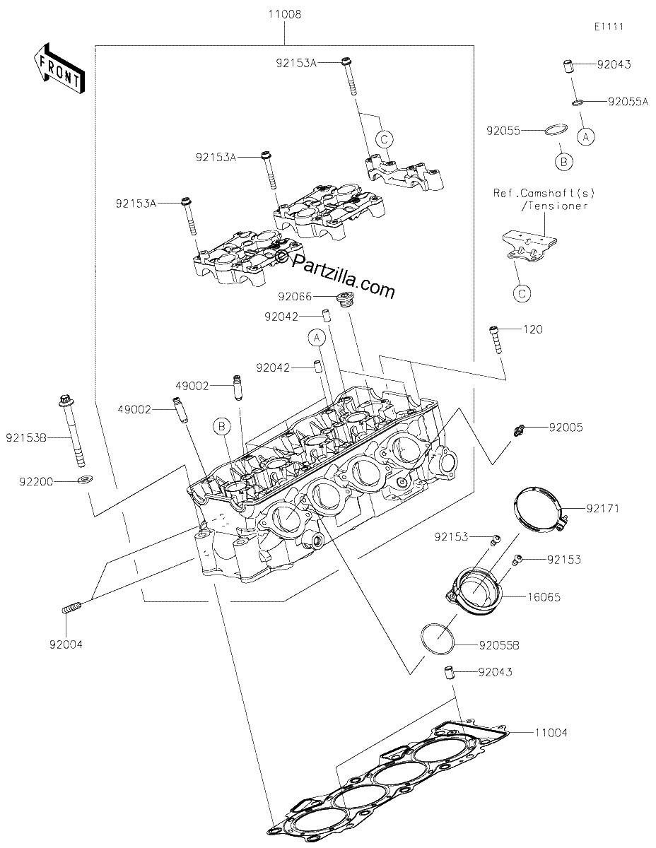 Diagrama de CYLINDER HEAD
