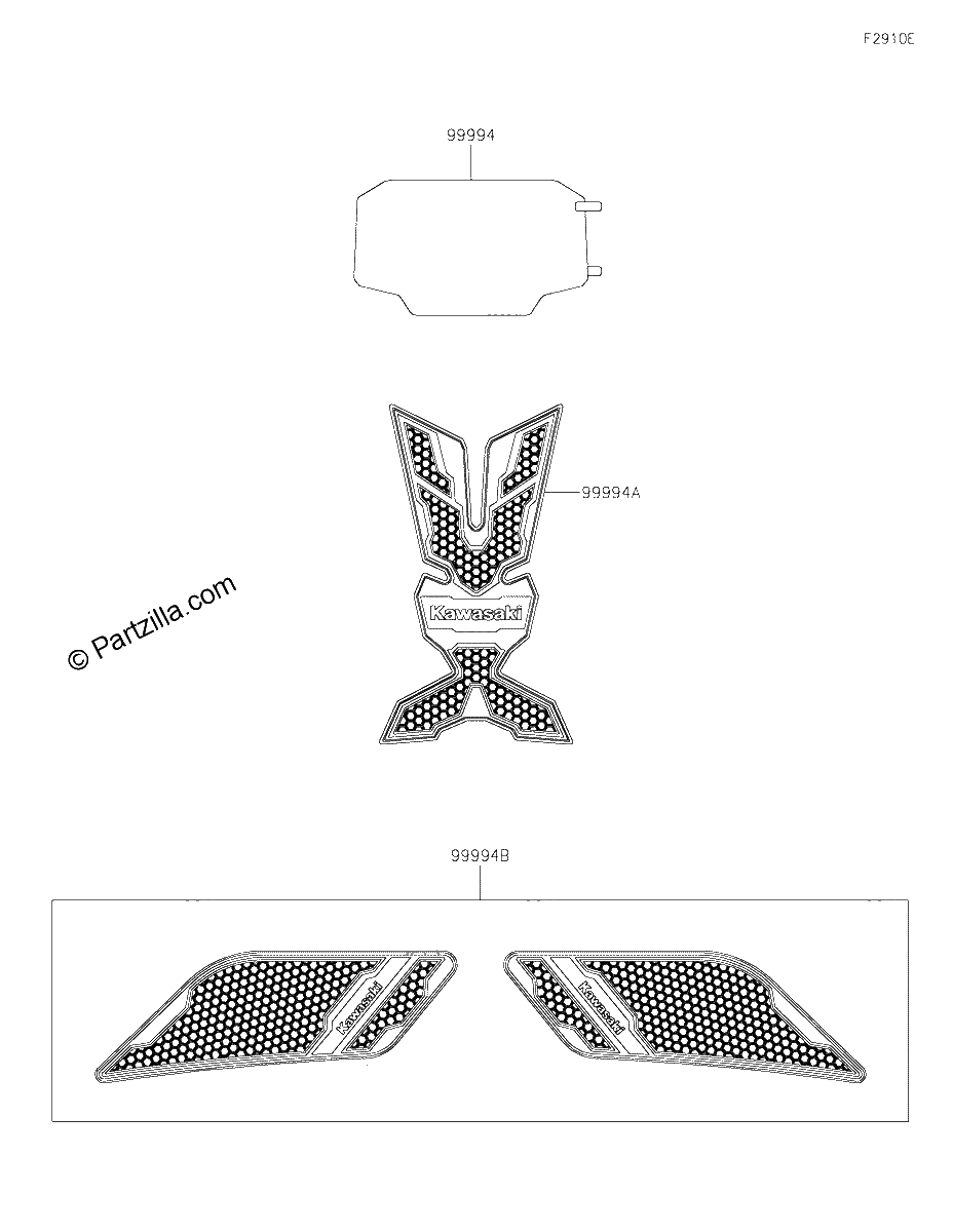 Diagrama de ACCESSORY DECALS