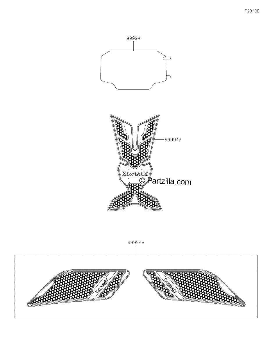 Diagrama de ACCESSORY DECALS