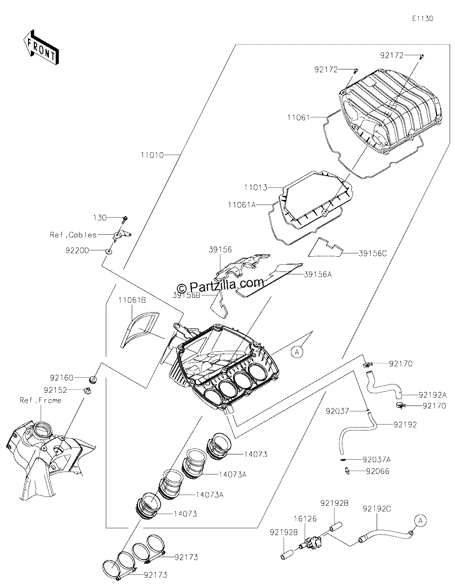 Diagrama de AIR CLEANER