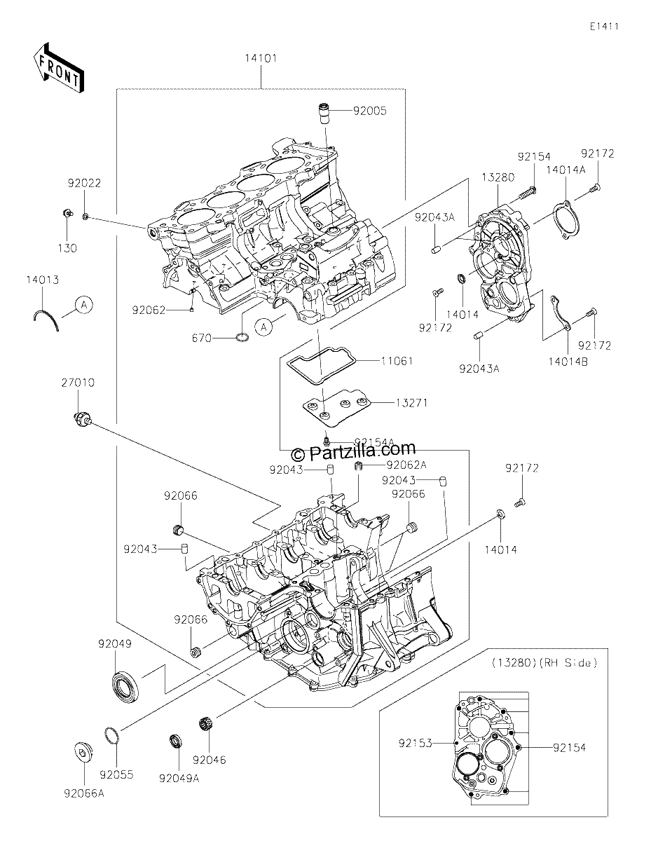 Diagrama de CRANKCASE