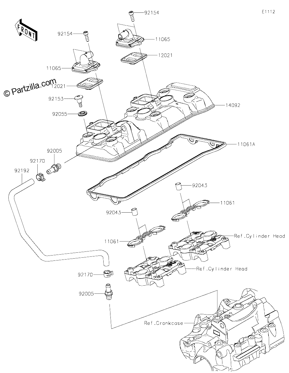 Diagrama de CYLINDER HEAD COVER