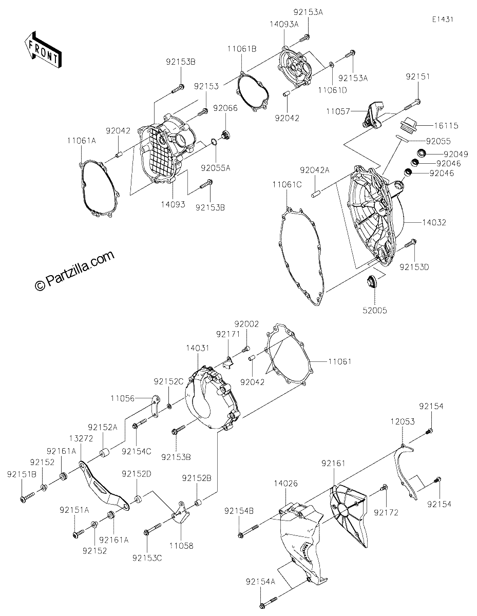 Diagrama de ENGINE COVER S