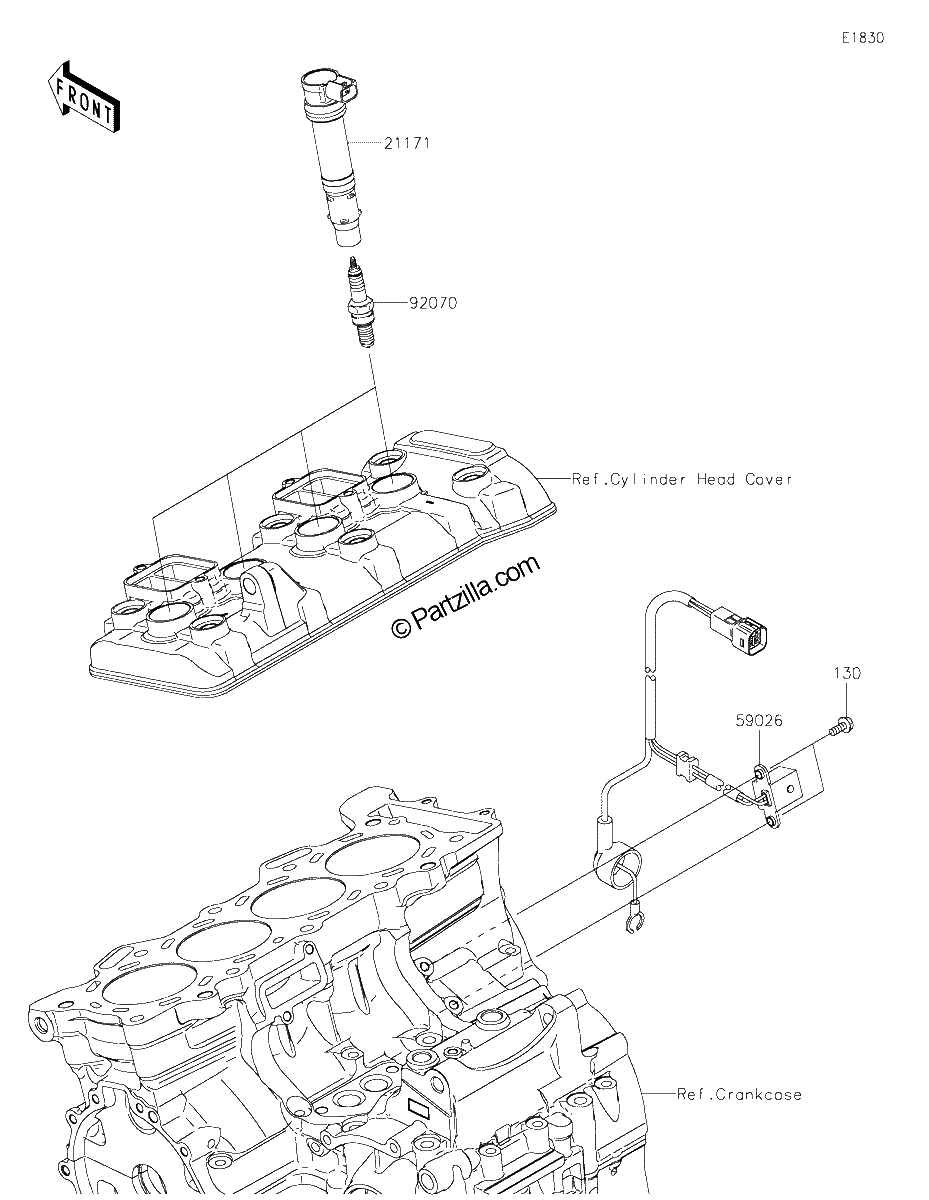 Diagrama de IGNITION SYSTEM