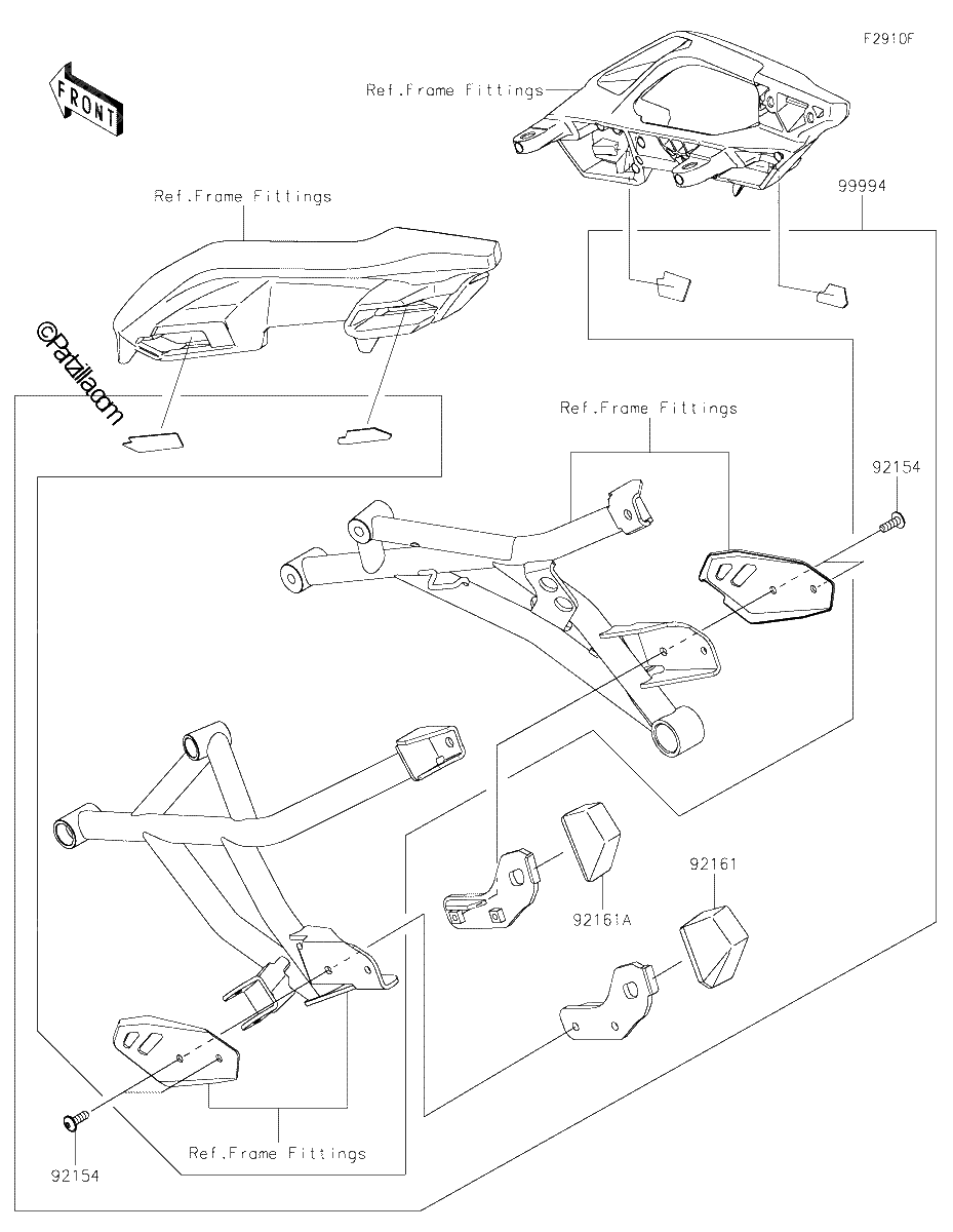 Diagrama de ACCESSORY BAG FITTING KIT