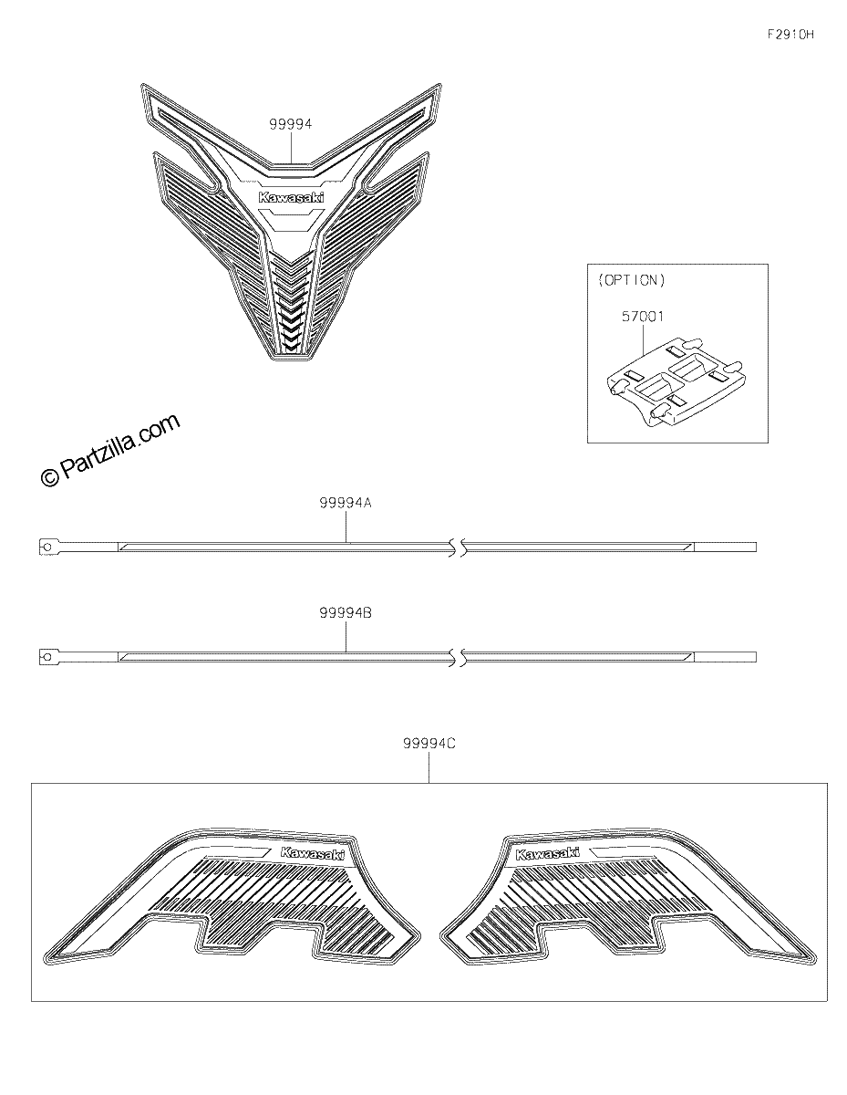 Diagrama de ACCESSORY DECALS
