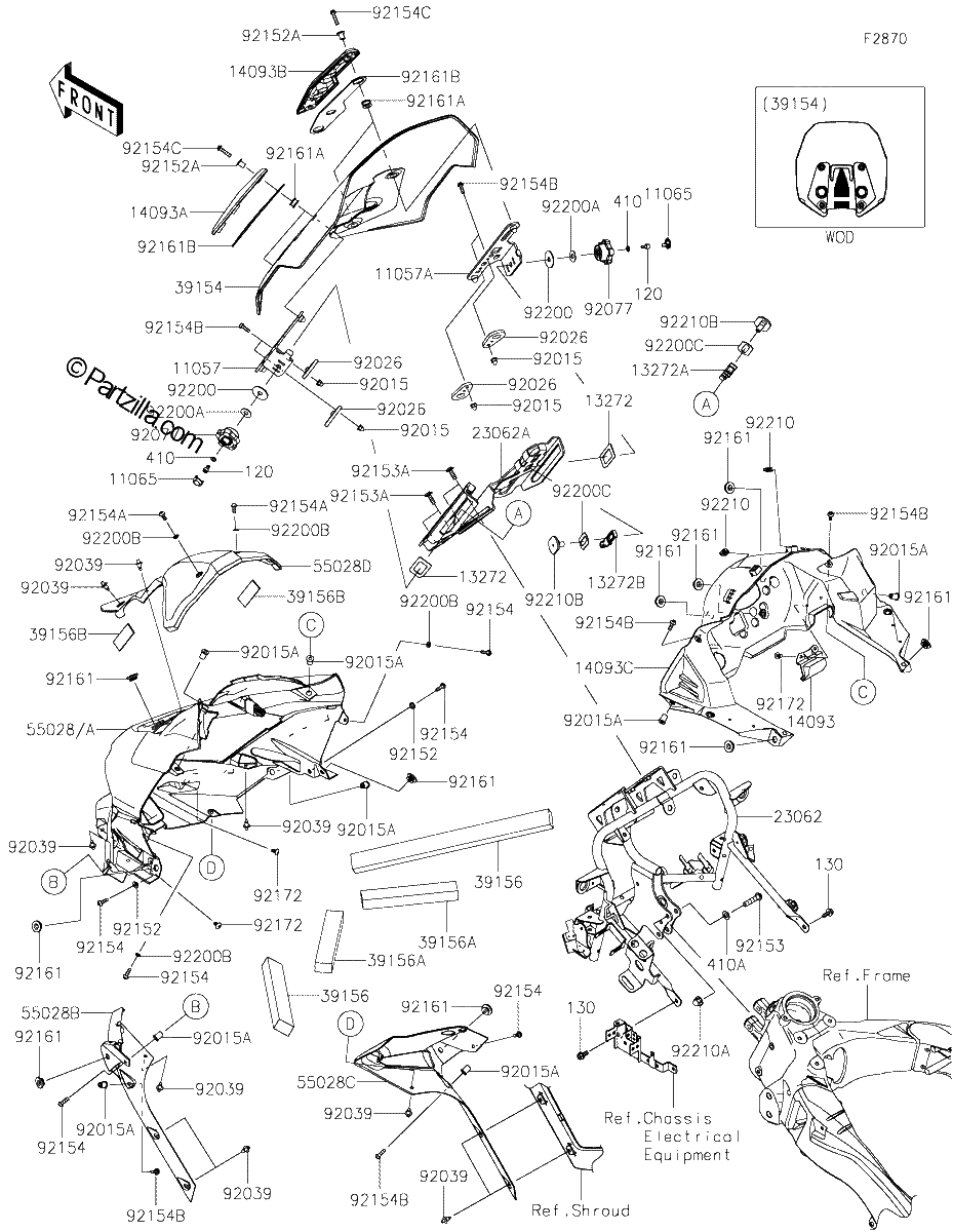 Diagrama de COWLING UPPER