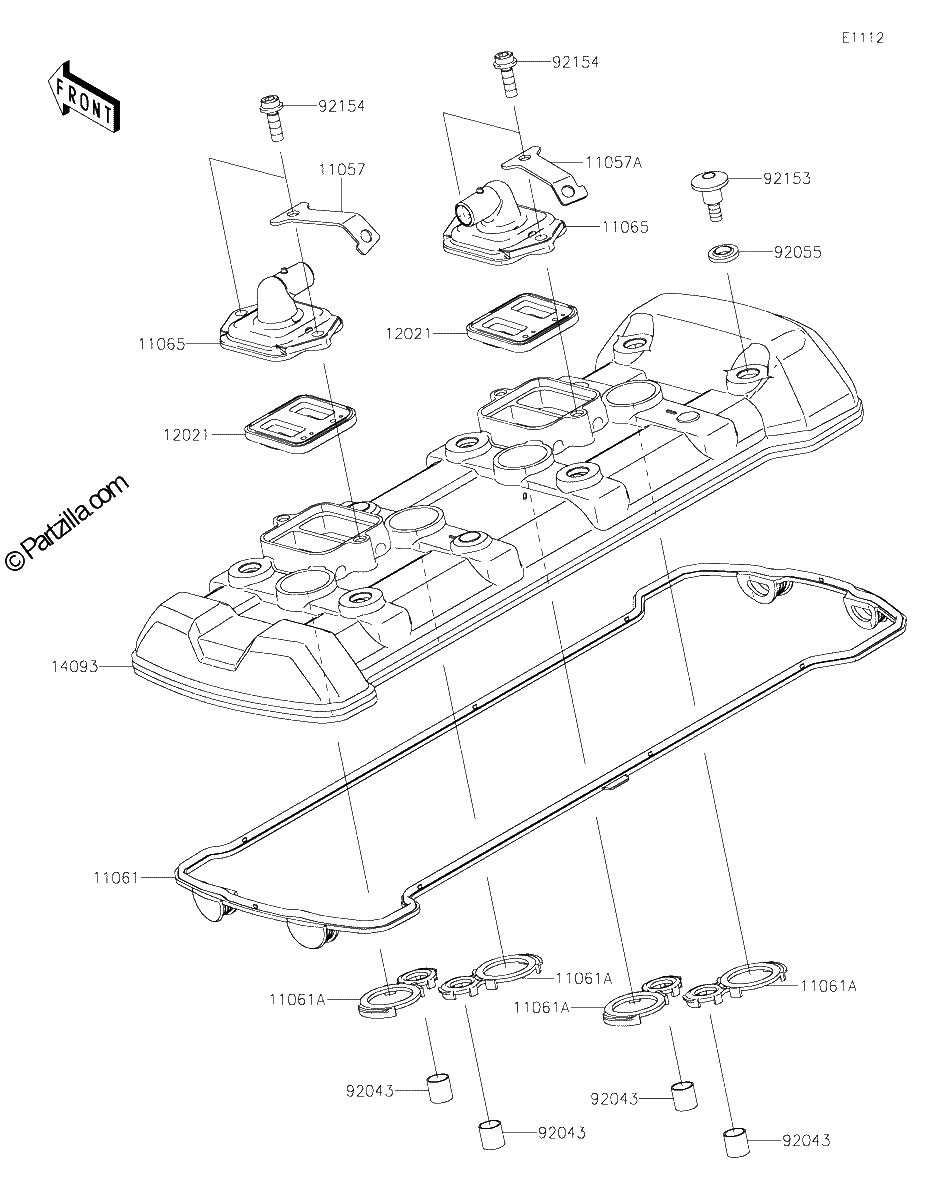 Diagrama de CYLINDER HEAD COVER