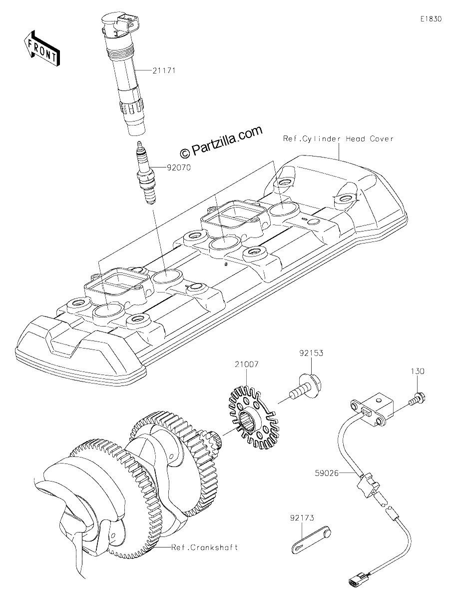 Diagrama de IGNITION SYSTEM
