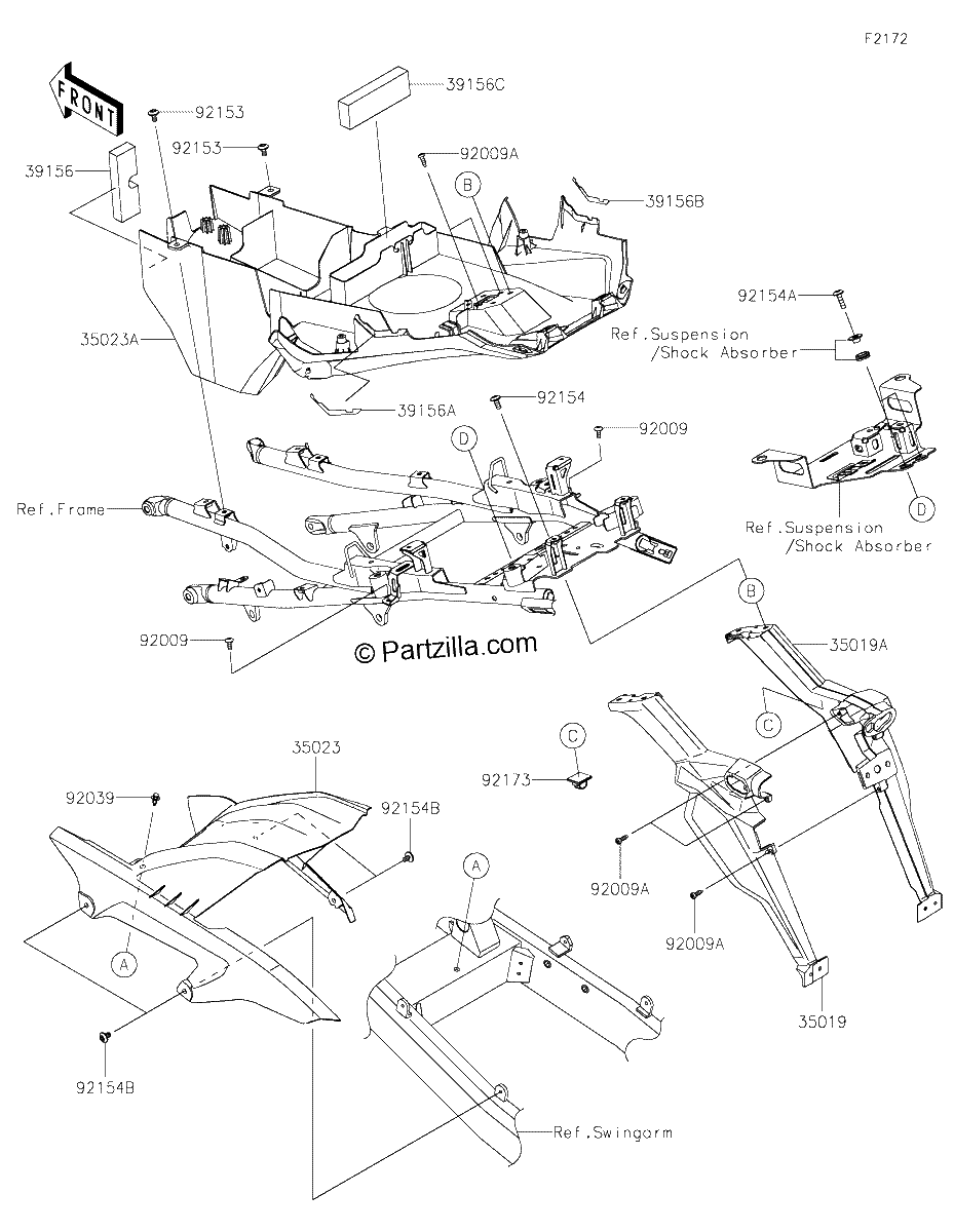 Diagrama de REAR FENDER S